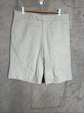 Burberry Light Beige Cotton Blend Men's Golf Shorts